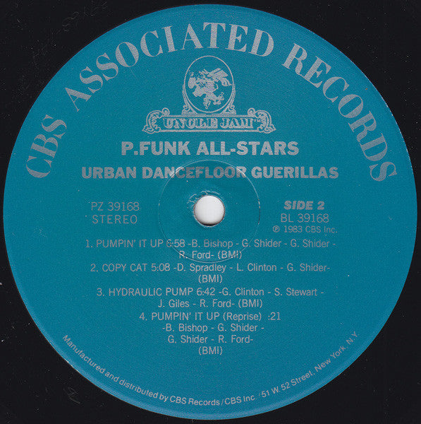 P-Funk All Stars - Urban Dancefloor Guerillas (Vinyl, LP, Album) Good Plus (G+) / Very Good (VG)