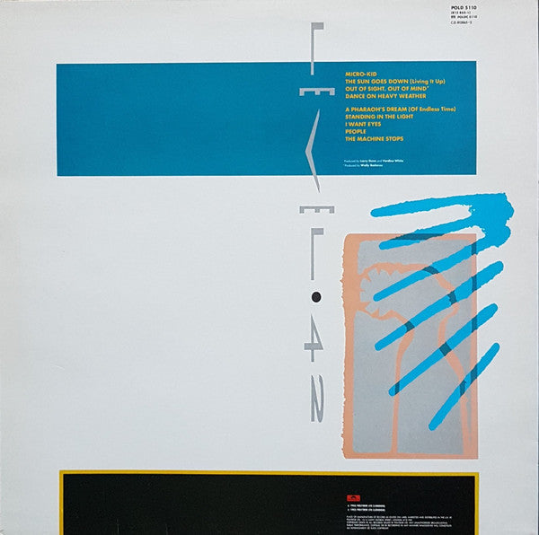 Level 42 - Standing In The Light (Vinyl, LP, Album, Stereo) Very Good (VG) / Very Good (VG)