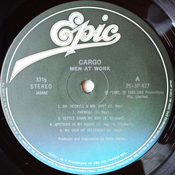 Men At Work - Cargo (Vinyl, LP, Album)