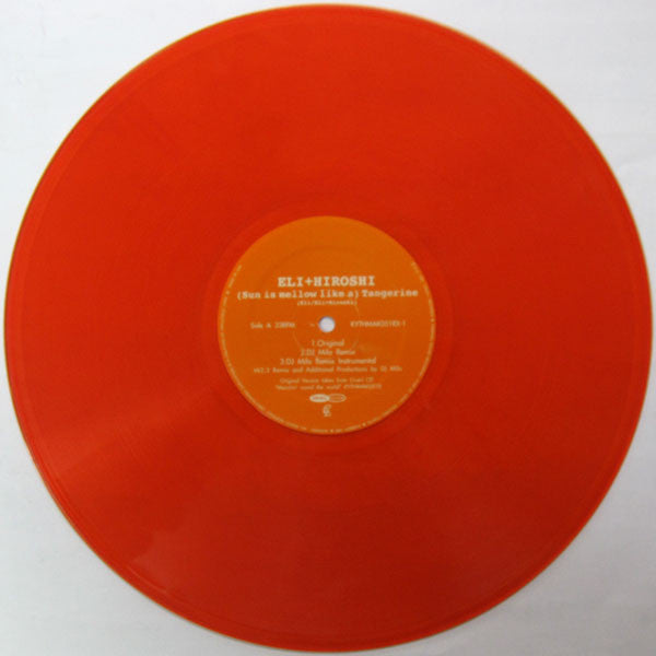 Eli + Hiroshi - (Sun Is Mellow Like A) Tangerine (Vinyl, 12", 33 ⅓ RPM, Single) Very Good (VG) / Very Good Plus (VG+)