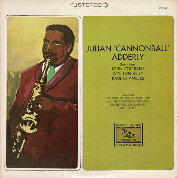 Cannonball Adderley - Julian "Cannonball" Adderly (Vinyl, LP, Compilation, Stereo) Good Plus (G+) / Good Plus (G+)