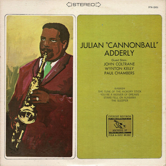 Cannonball Adderley - Julian "Cannonball" Adderly (Vinyl, LP, Compilation, Stereo) Good Plus (G+) / Good Plus (G+)
