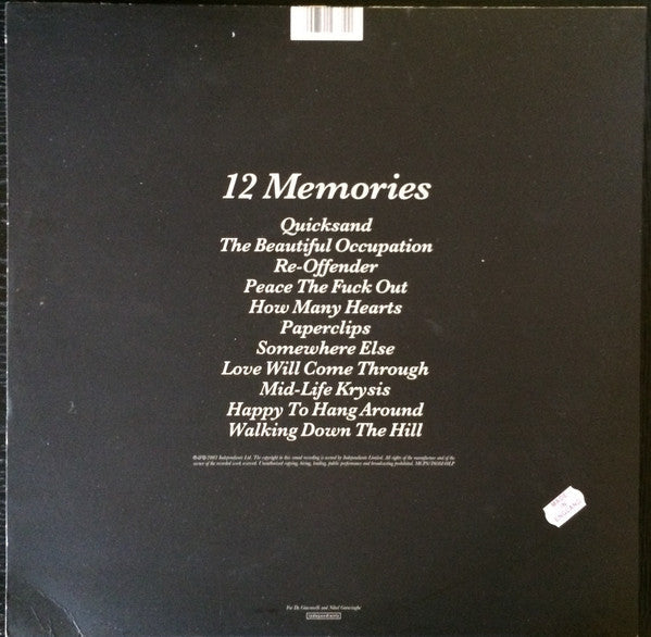 Travis - 12 Memories (Vinyl, LP, Album) Very Good Plus (VG+) / Very Good Plus (VG+)