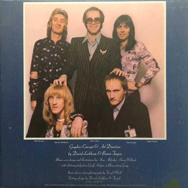 Elton John - Captain Fantastic And The Brown Dirt Cowboy (Vinyl, LP, Album, Stereo) Very Good (VG) / Good Plus (G+)
