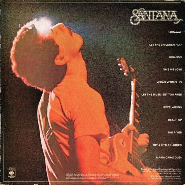 Santana - Festivál (Vinyl, LP, Album) Very Good Plus (VG+) / Very Good Plus (VG+)