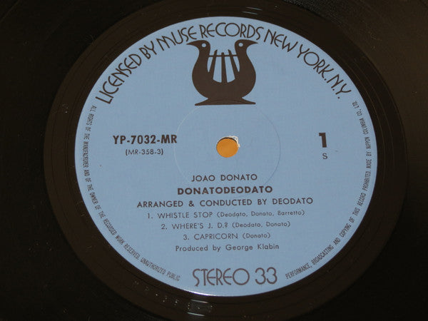 João Donato - DonatoDeodato (Vinyl, LP, Album) Very Good Plus (VG+) / Very Good (VG)