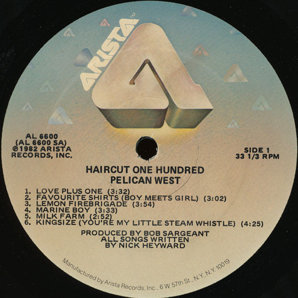 Haircut One Hundred - Pelican West (Vinyl, LP, Album, Misprint, Stereo) Very Good (VG) / Very Good (VG)
