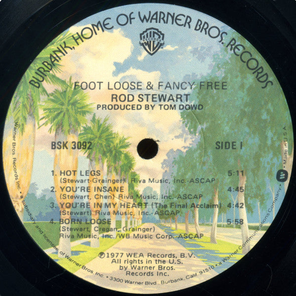 Rod Stewart - Foot Loose & Fancy Free (Vinyl, LP, Album) Very Good (VG) / Very Good (VG)