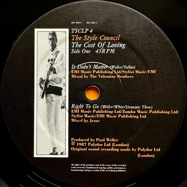 The Style Council - The Cost Of Loving (2xVinyl, 12", 45 RPM, Album) Very Good Plus (VG+) / Very Good Plus (VG+)