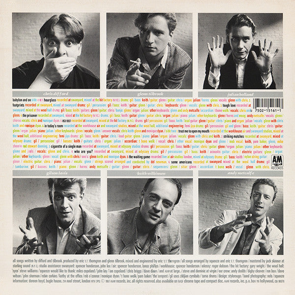 Squeeze (2) - Babylon And On (Vinyl, LP, Album, Stereo) Very Good (VG) / Very Good Plus (VG+)