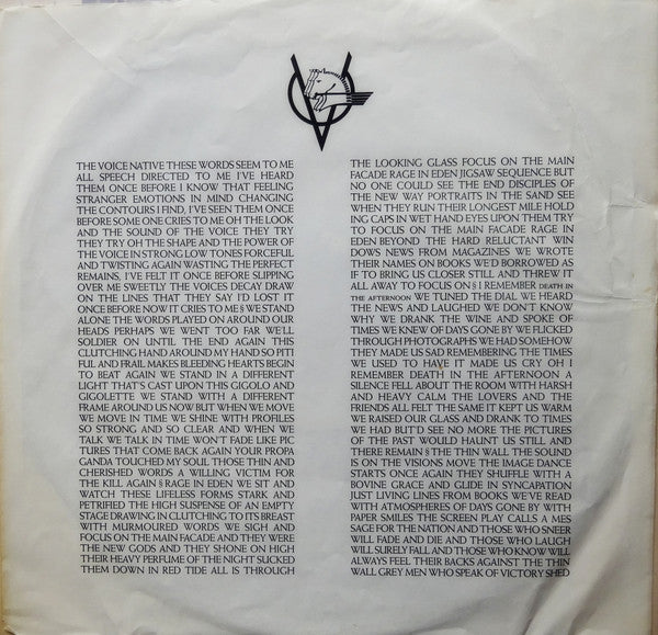 Ultravox - Rage In Eden (Vinyl, LP, Album) Good Plus (G+) / Very Good (VG)