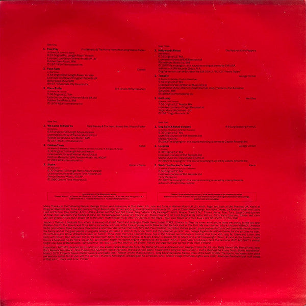 Various - Classic P-Funk Mastercuts Volume 1 (2xVinyl, LP, Compilation) Very Good (VG) / Very Good Plus (VG+)