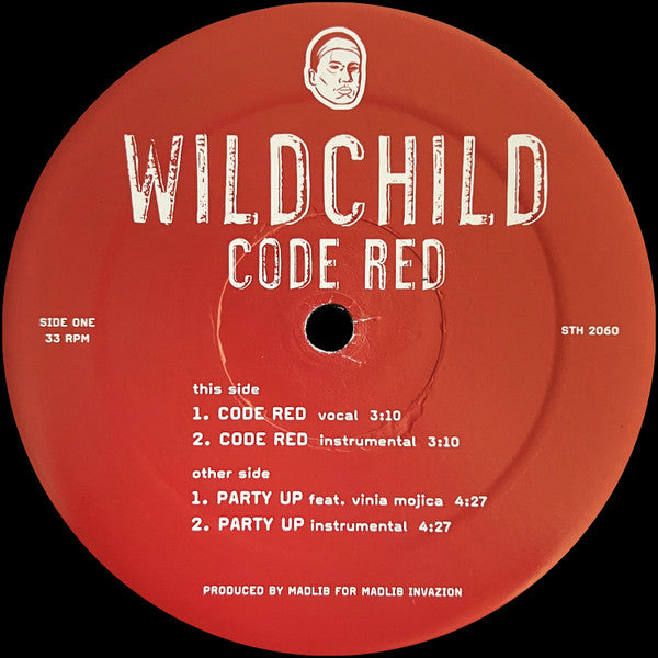Wildchild (2) - Code Red (Vinyl, 12", 33 ⅓ RPM, Single) Very Good Plus (VG+) / Very Good Plus (VG+)
