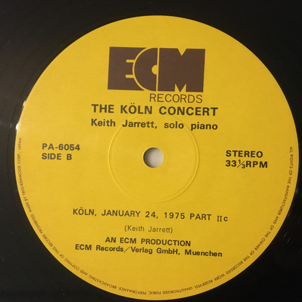 Keith Jarrett - The Köln Concert = ケルン・コンサート (Vinyl, LP, Album)