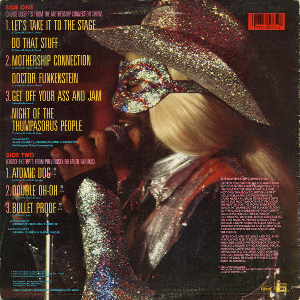 George Clinton - The Mothership Connection (Live From Houston) (Vinyl, LP, Mini-Album, Compilation) Near Mint (NM or M-) / Very Good Plus (VG+)