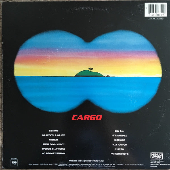 Men At Work - Cargo (Vinyl, LP, Album, Stereo) Good Plus (G+) / Good Plus (G+)
