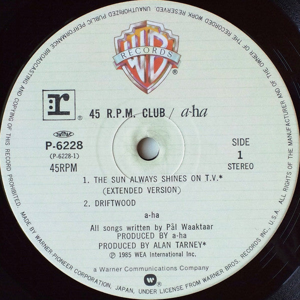 a-ha - 45 R.P.M. Club (Vinyl, 12", 45 RPM, Mini-Album, EP, Compilat...