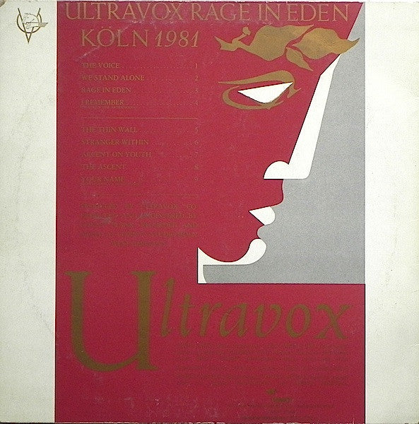 Ultravox - Rage In Eden (Vinyl, LP, Album)