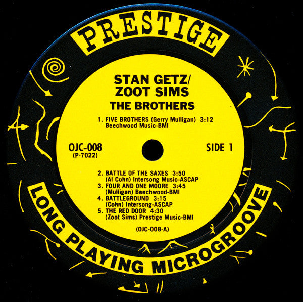 Stan Getz - The Brothers (Vinyl, LP, Compilation, Reissue, Remastered) Good Plus (G+) / Very Good (VG)