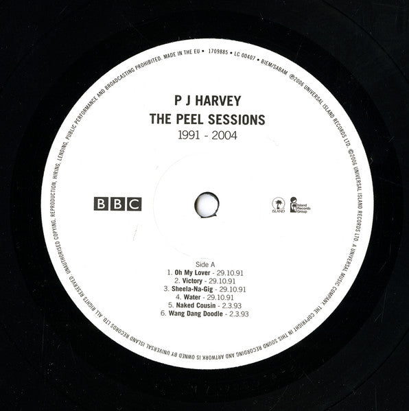 PJ Harvey - The Peel Sessions 1991 - 2004 (Vinyl, LP, Album) Very Good (VG) / Very Good Plus (VG+)