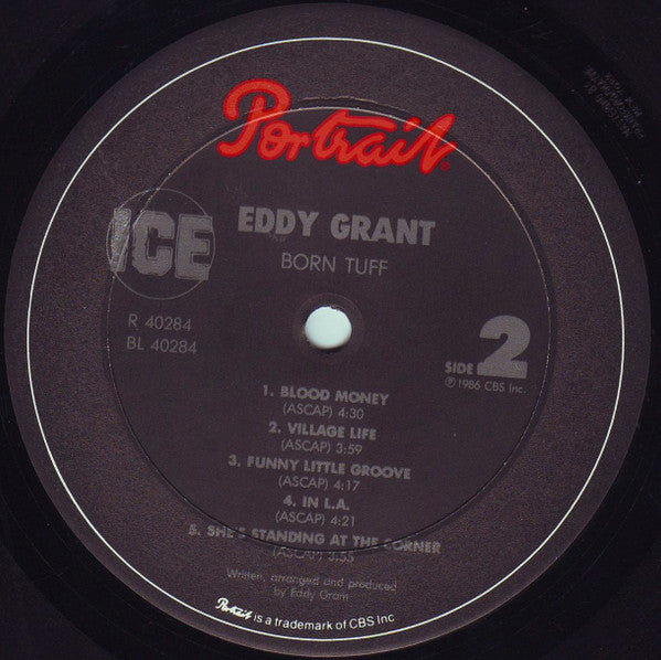 Eddy Grant - Born Tuff (Vinyl, LP, Album) Very Good Plus (VG+) / Very Good (VG)