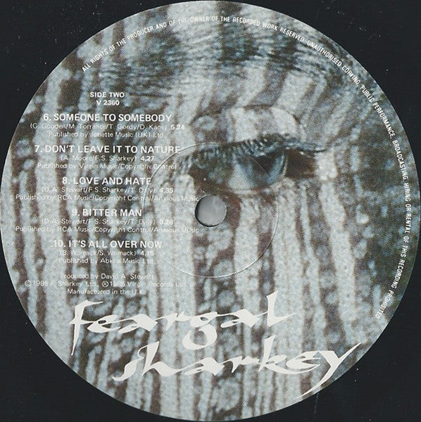 Feargal Sharkey - Feargal Sharkey (Vinyl, LP, Album, Stereo) Good Plus (G+) / Very Good Plus (VG+)