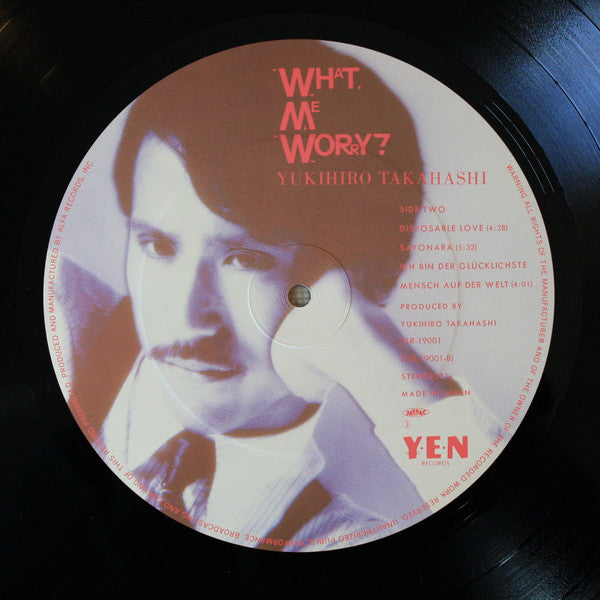 Yukihiro Takahashi - What, Me Worry? (Vinyl, 12", EP)