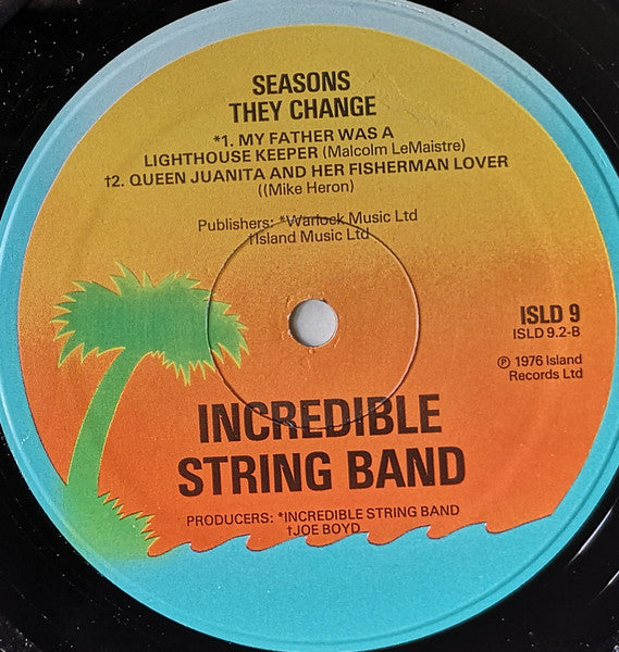 The Incredible String Band - Seasons They Change (2xVinyl, LP, Compilation) Good Plus (G+) / Good Plus (G+)
