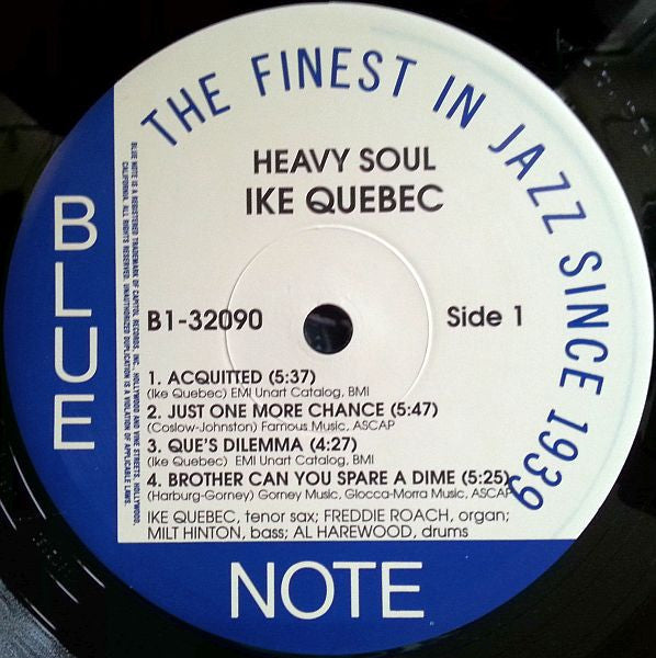 Ike Quebec - Heavy Soul (Vinyl, LP, Album, Limited Edition, Reissue...