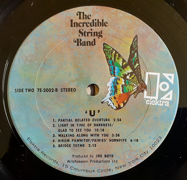 The Incredible String Band - U (2xVinyl, LP) Good Plus (G+) / Good (G)