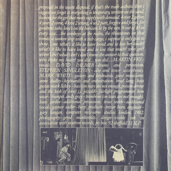 ABC - The Lexicon Of Love (Vinyl, LP, Album, Stereo)