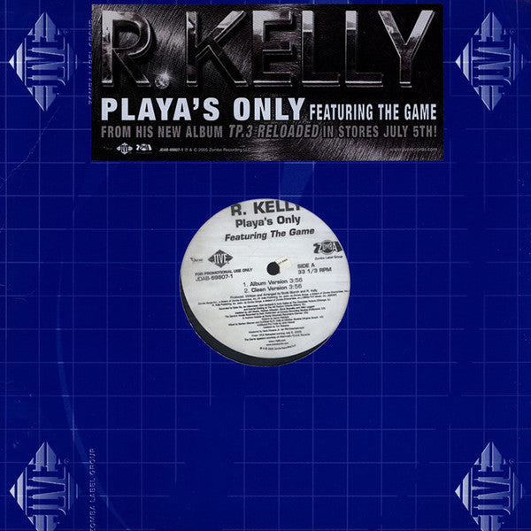 R. Kelly - Playa's Only (Vinyl, 12", Promo) Very Good Plus (VG+) / Very Good Plus (VG+)