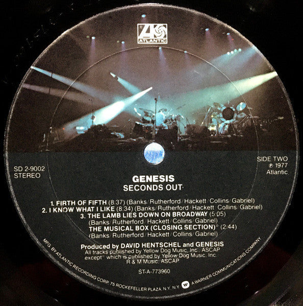 Genesis - Seconds Out (2xVinyl, LP, Album) Good Plus (G+) / Very Good (VG)