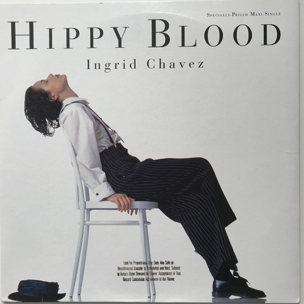Ingrid Chavez - Hippy Blood (Vinyl, 12", 33 ⅓ RPM, Maxi-Single) Very Good (VG) / Good Plus (G+)