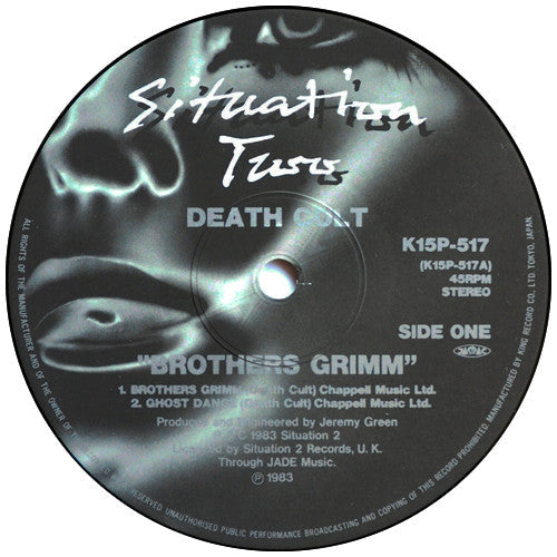 Death Cult - Brothers Grimm (Vinyl, 12", 45 RPM, EP) Very Good Plus (VG+) / Good Plus (G+)