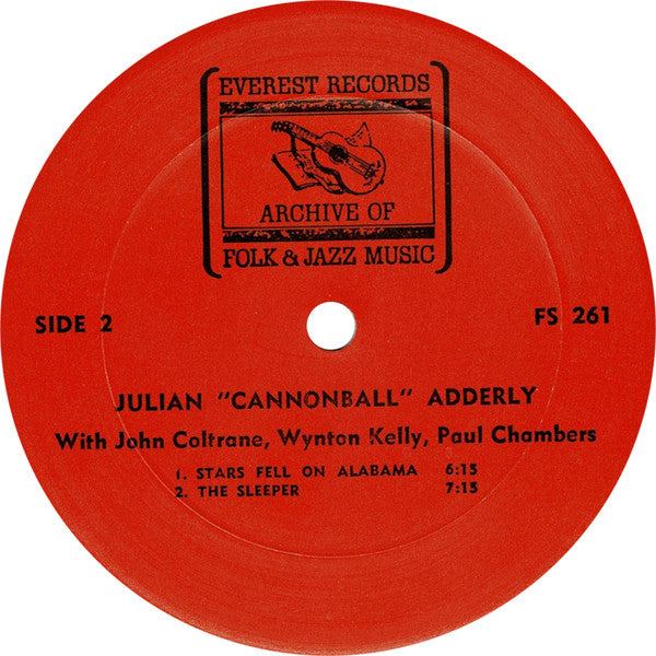 Cannonball Adderley - Julian "Cannonball" Adderly (Vinyl, LP, Compilation, Stereo) Good Plus (G+) / Good Plus (G+)