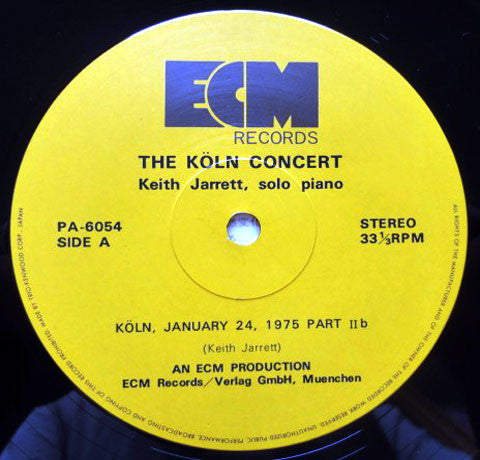 Keith Jarrett - The Köln Concert = ケルン・コンサート (Vinyl, LP, Album)