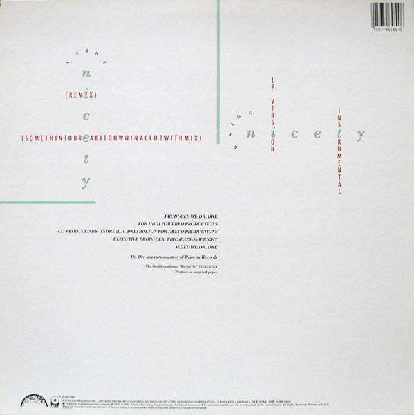 Michel'Le - Nicety (Vinyl, 12", 33 ⅓ RPM) Very Good Plus (VG+) / Very Good Plus (VG+)