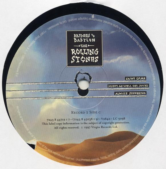 The Rolling Stones - Bridges To Babylon (2xVinyl, LP, Album) Very Good (VG) / Near Mint (NM or M-)