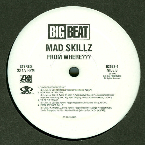 Mad Skillz - From Where??? (2xVinyl, LP, Album, Stereo) Very Good Plus (VG+) / Mint (M)
