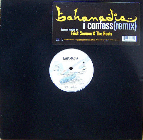Bahamadia - I Confess (Remix) (Vinyl, 12") Very Good (VG) / Very Good (VG)