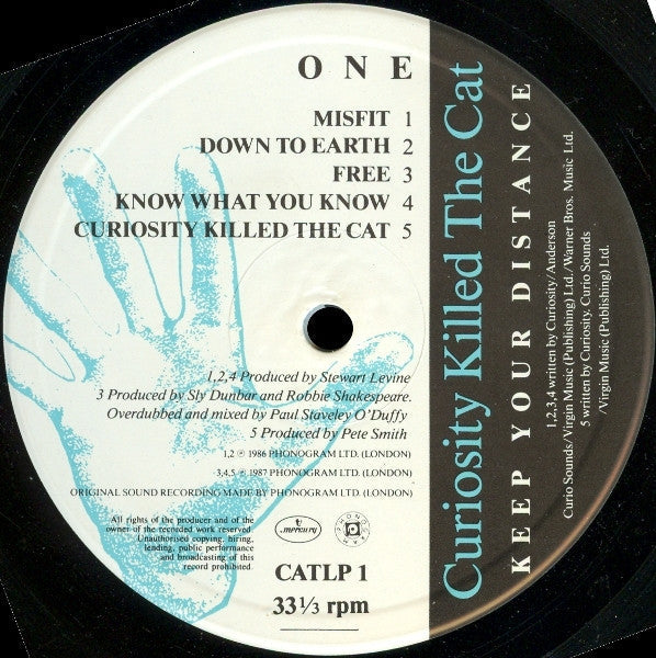 Curiosity Killed The Cat - Keep Your Distance (Vinyl, LP, Album) Very Good Plus (VG+) / Very Good Plus (VG+)