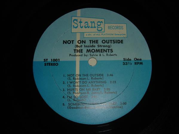 The Moments - Not On The Outside, But On The Inside, Strong! (Vinyl, LP, Album, Stereo) Good Plus (G+) / Good Plus (G+)