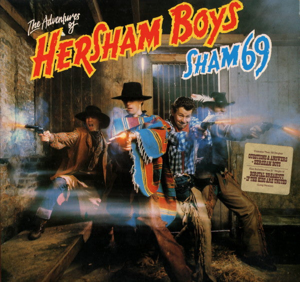 Sham 69 - The Adventures Of Hersham Boys (Vinyl, Vinyl, All Media, LP, Album, 12", 33 ⅓ RPM) Very Good Plus (VG+) / Very Good (VG)