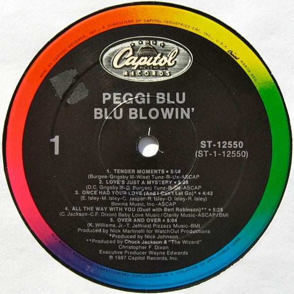 Peggi Blu - Blu Blowin' (Vinyl, LP, Album) Very Good (VG) / Very Good (VG)