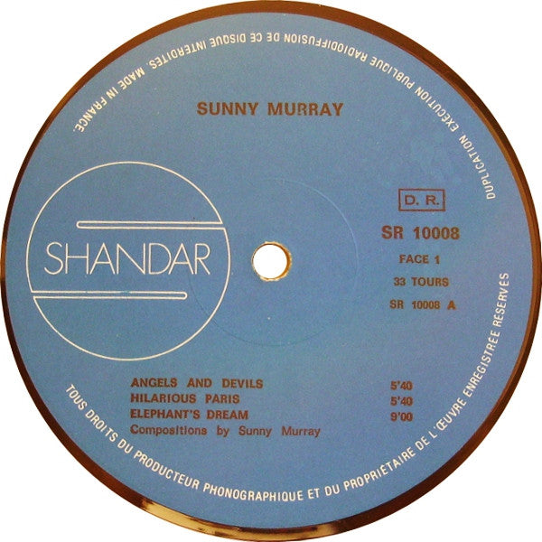Sunny Murray - Sunny Murray (Vinyl, LP, Album) Very Good (VG) / Very Good (VG)