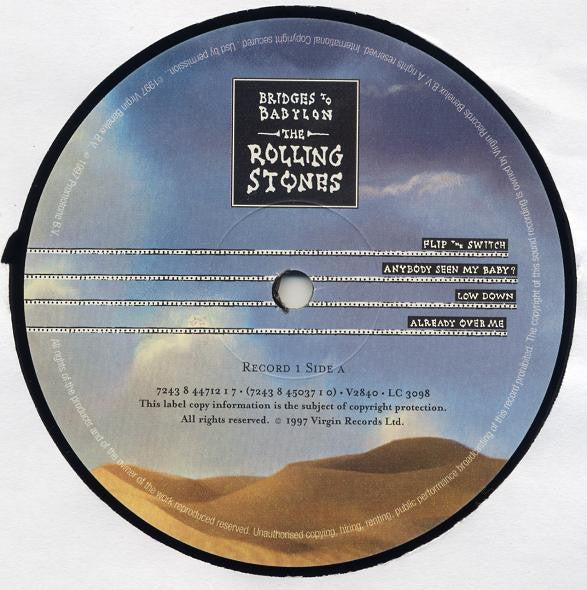 The Rolling Stones - Bridges To Babylon (2xVinyl, LP, Album) Very Good (VG) / Near Mint (NM or M-)