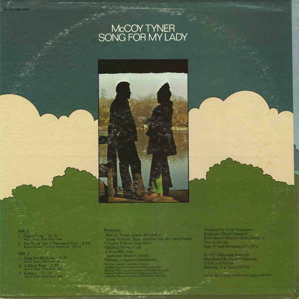 McCoy Tyner - Song For My Lady (Vinyl, LP, Album) Very Good (VG) / Good Plus (G+)