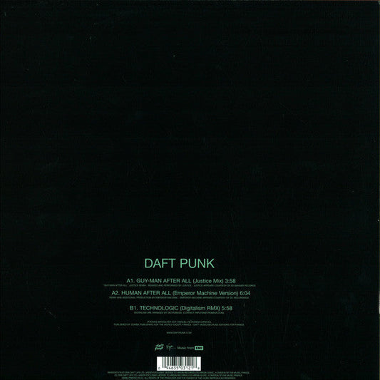 Daft Punk - Human After All (Unreleased Remixes) (Vinyl, 12", 33 ⅓ RPM, 45 RPM) Mint (M) / Mint (M)