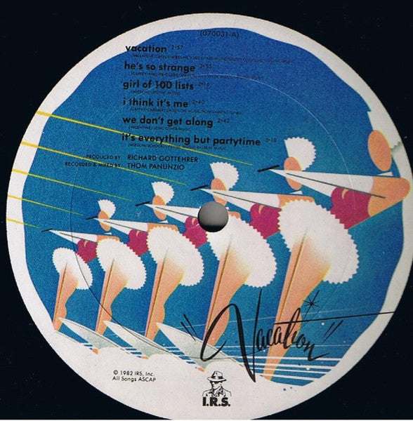 Go-Go's - Vacation (Vinyl, LP, Album, Stereo) Very Good (VG) / Very Good (VG)